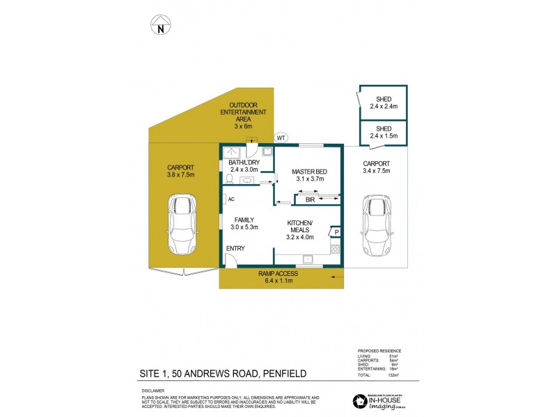 Site 1, 50 Andrews Road, Penfield SA 5121 Floorplan