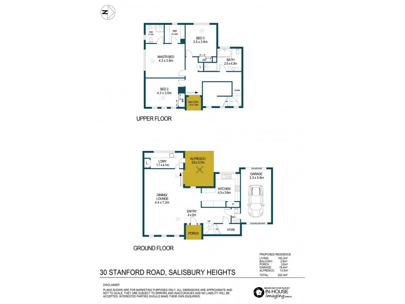 30 Stanford Road, Salisbury Heights SA 5109 Floorplan