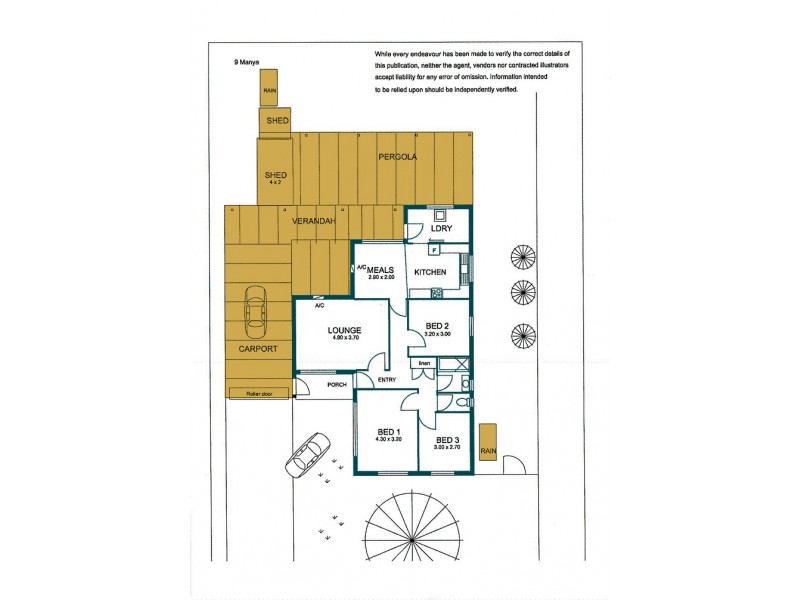 9 Manya Avenue, Brahma Lodge SA 5109 Floorplan