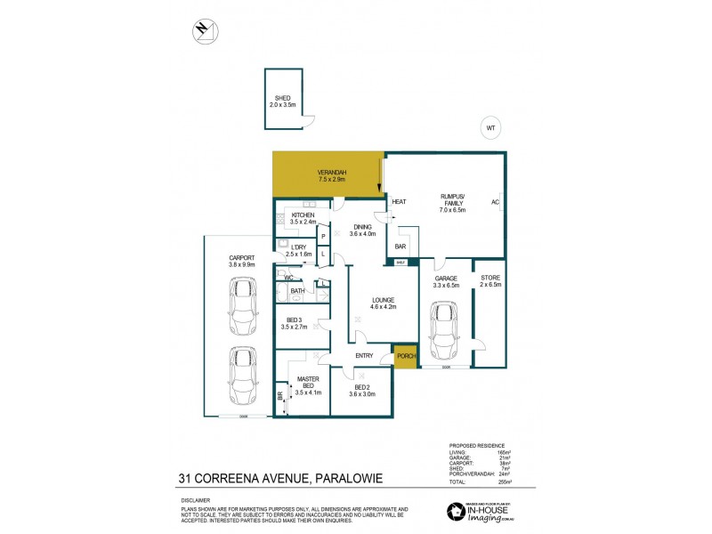 31 Correena Avenue, Paralowie SA 5108 Floorplan