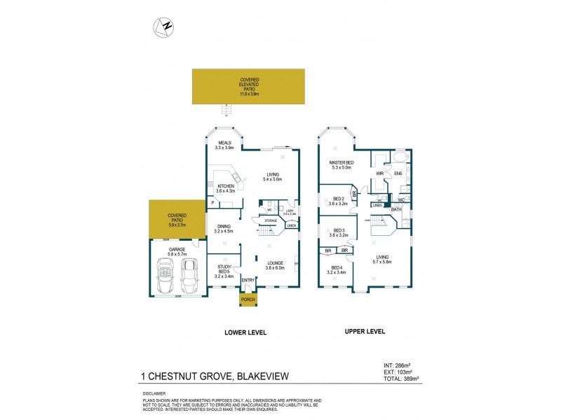1 Chestnut Grove, Blakeview SA 5114 Floorplan