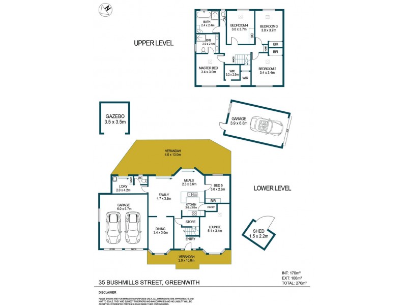 35 Bushmills Street, Greenwith SA 5125 Floorplan