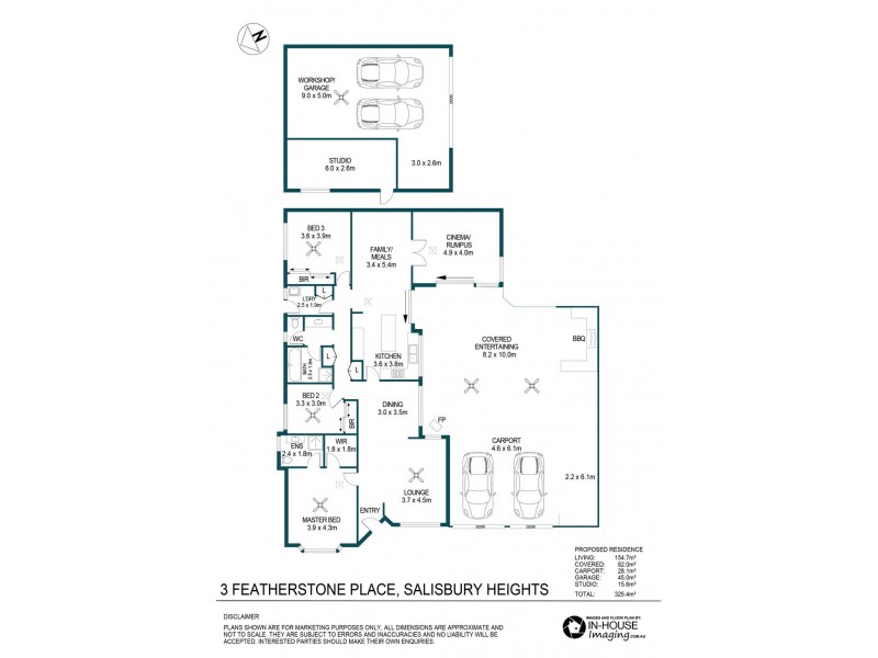 3 Featherstone Place, Salisbury Heights SA 5109 Floorplan