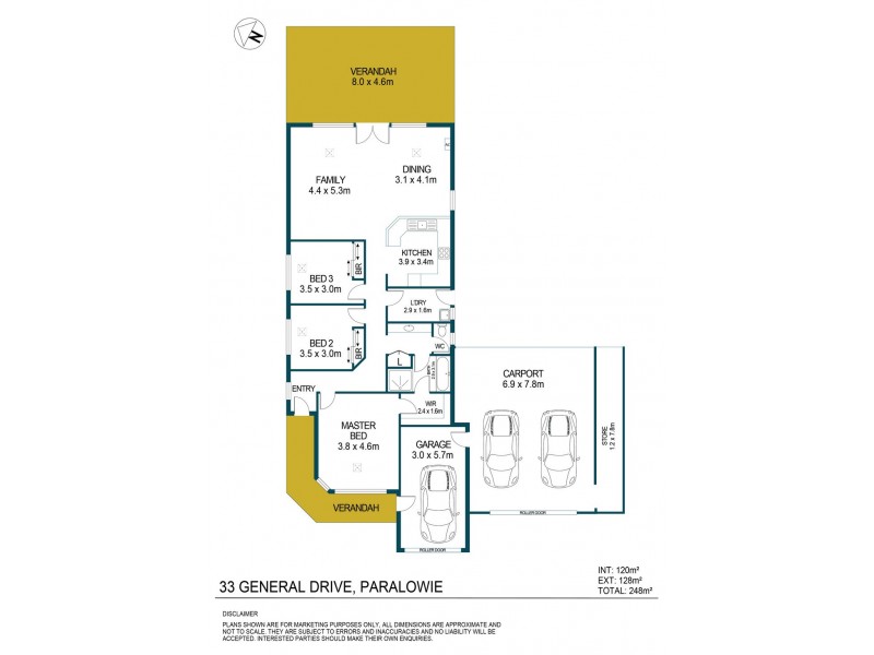 33 General Drive, Paralowie SA 5108 Floorplan