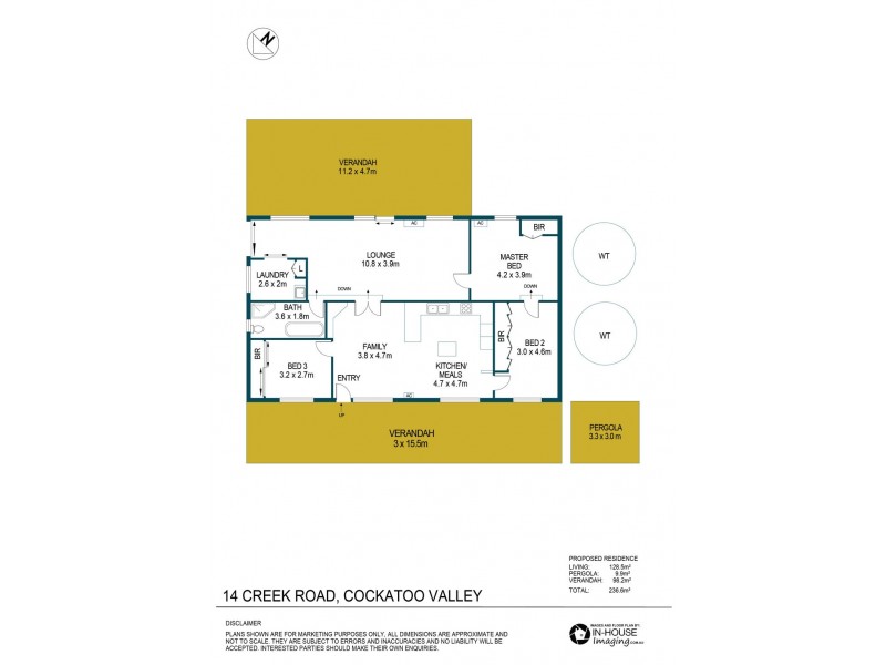 14 Creek Road, Cockatoo Valley SA 5351