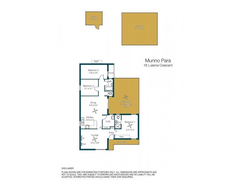 18 Lulama Crescent, Munno Para SA 5115 Floorplan