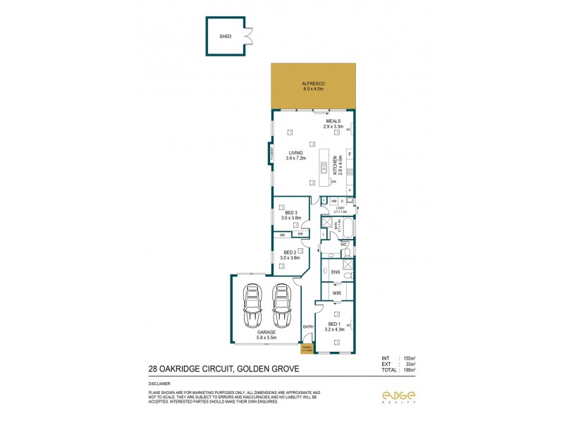 28 Oakridge Circuit, Golden Grove SA 5125 Floorplan