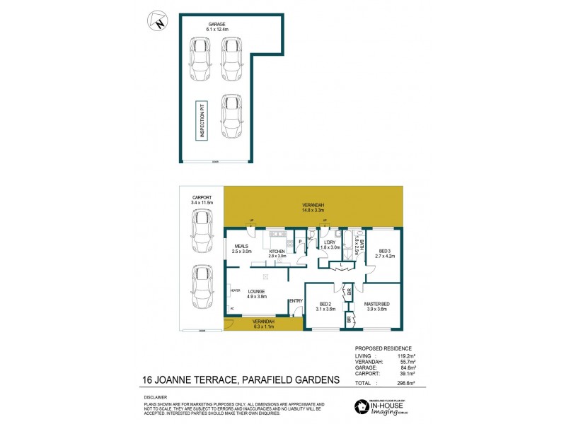 16 Joanne Terrace, Parafield Gardens SA 5107 Floorplan
