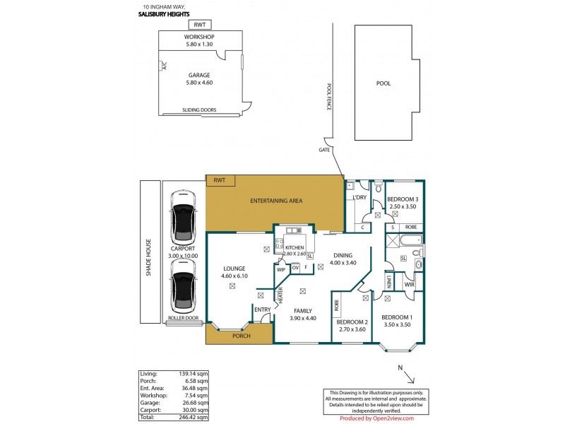 10 Ingham Way, Salisbury Heights SA 5109 Floorplan