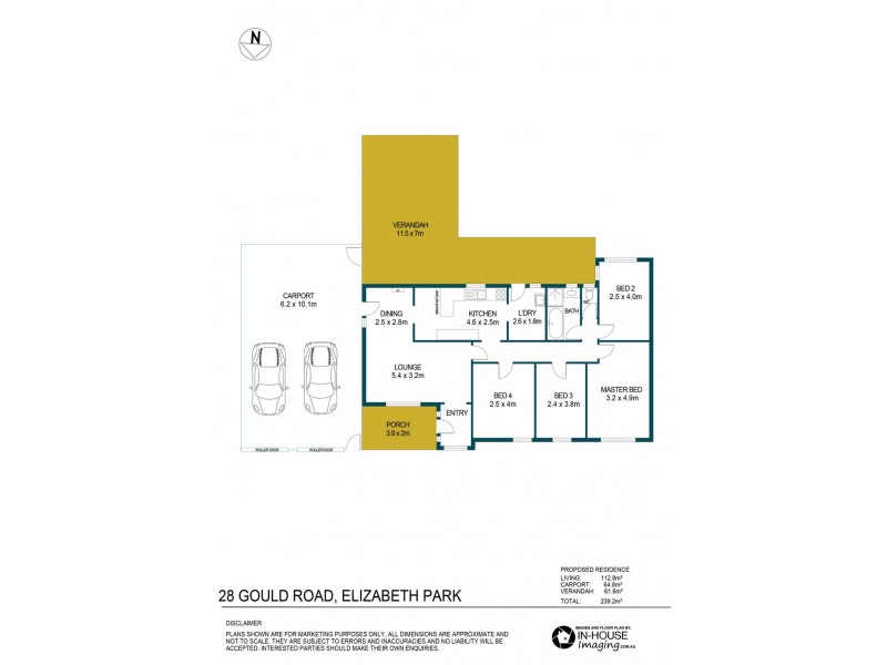 28 Gould Road, Elizabeth Park SA 5113 Floorplan