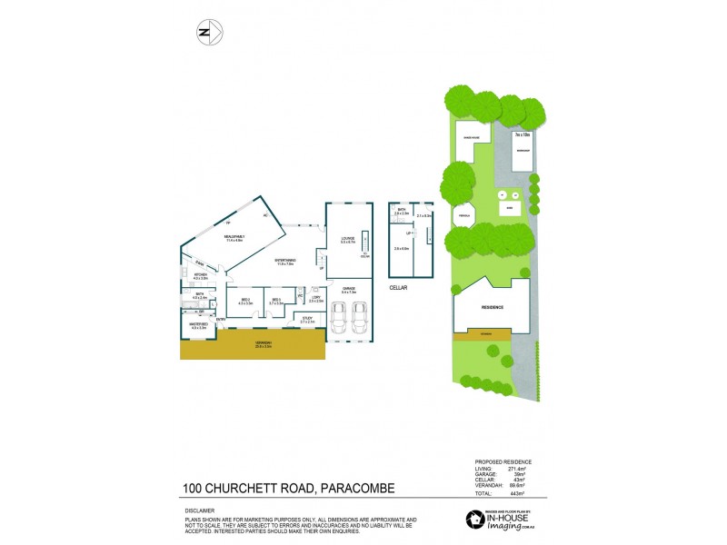 100 Churchett Road, Paracombe SA 5132 Floorplan