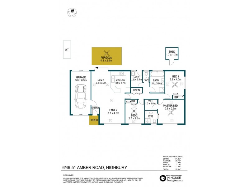 6, 49-51 Amber Road, Highbury SA 5089 Floorplan