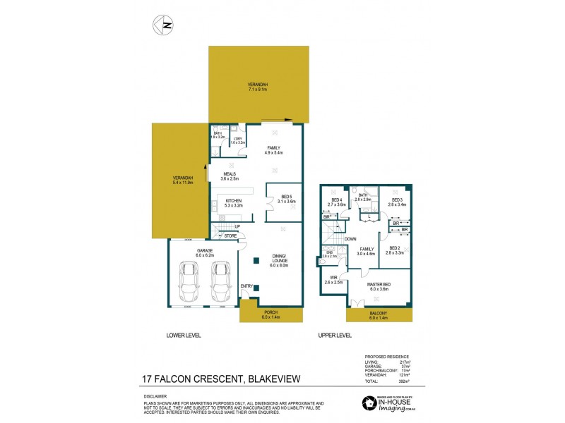 17 Falcon Crescent, Blakeview SA 5114 Floorplan