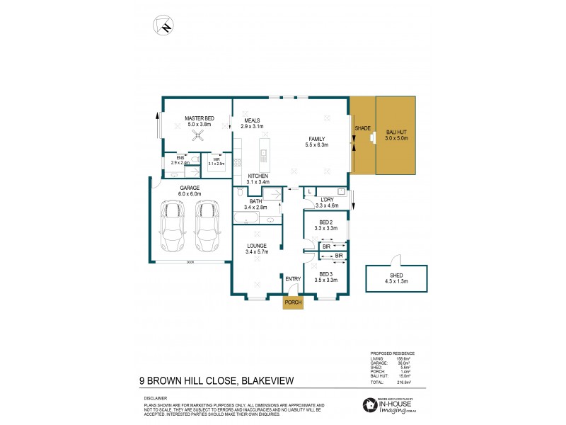 9 Brown Hill Close, Blakeview SA 5114 Floorplan