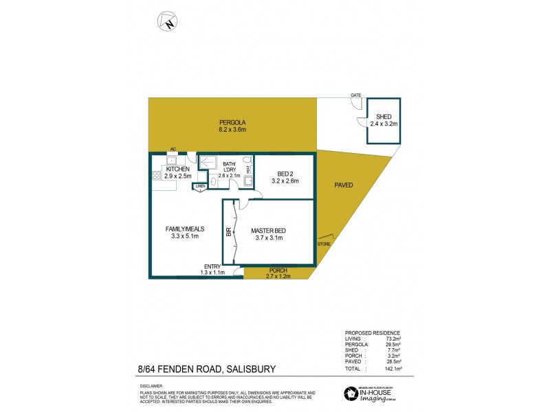 8/64 Fenden Road, Salisbury SA 5108 Floorplan