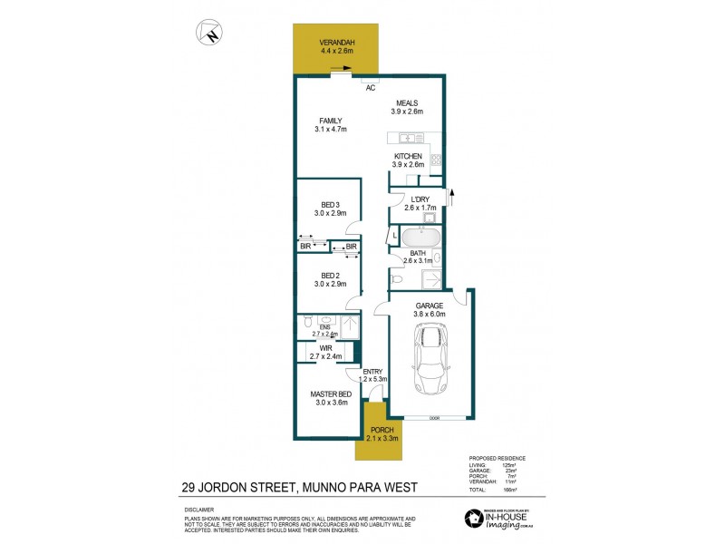 29 Jordon Street, Munno Para West SA 5115 Floorplan