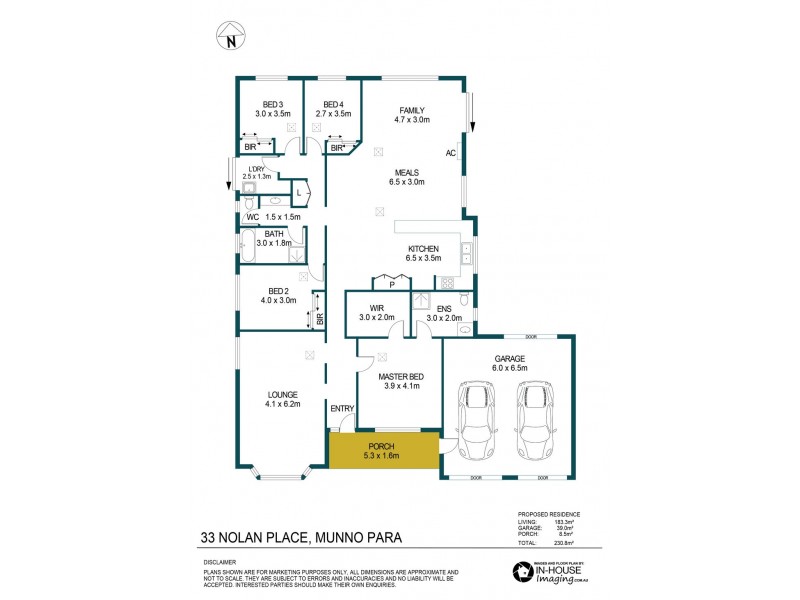 33 Nolan Place, Munno Para SA 5115 Floorplan