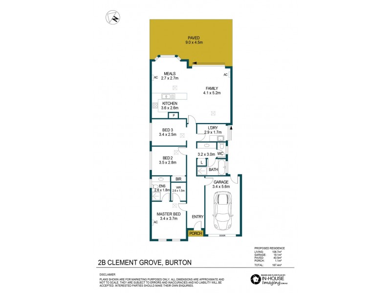 2B Clement Grove, Burton SA 5110 Floorplan