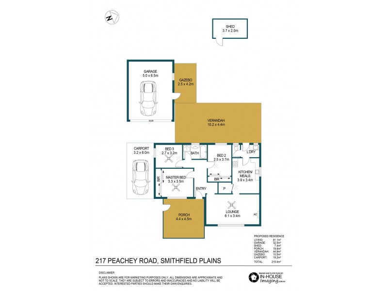 217 Peachey Road, Smithfield Plains SA 5114 Floorplan