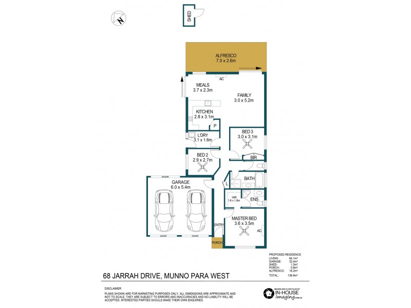 68 Jarrah Drive, Munno Para West SA 5115 Floorplan