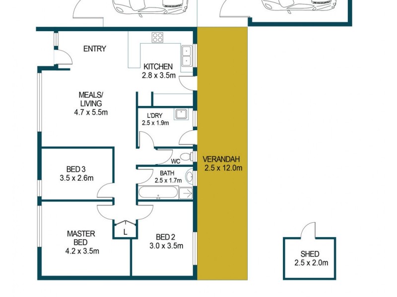 25 Crabb Road, Smithfield Plains SA 5114 Floorplan