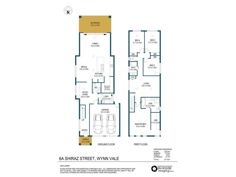 6A Shiraz Street, Wynn Vale SA 5127 Floorplan