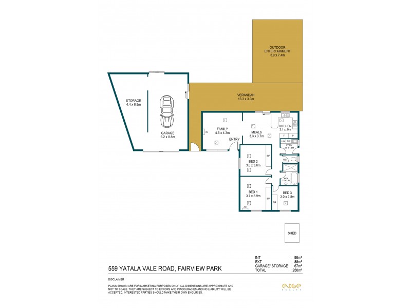 559 Yatala Vale Road, Fairview Park SA 5126 Floorplan