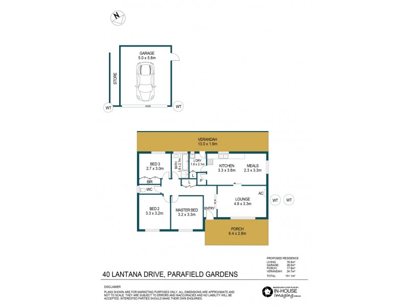 40 Lantana Drive, Parafield Gardens SA 5107 Floorplan