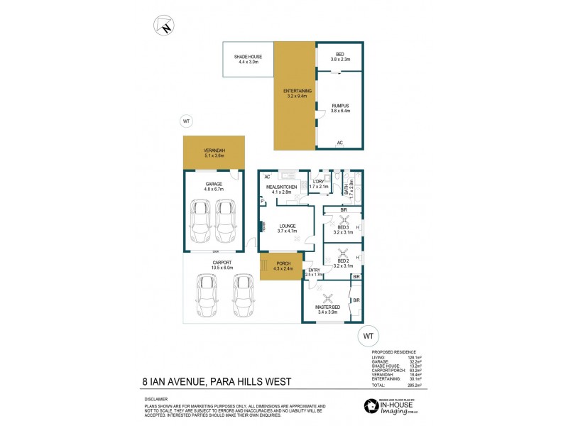 8 Ian Avenue, Para Hills West SA 5096 Floorplan