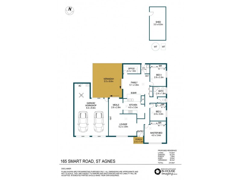 165 Smart Road, St Agnes SA 5097 Floorplan