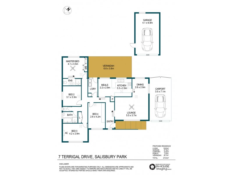 7 Terrigal Drive, Salisbury Park SA 5109 Floorplan