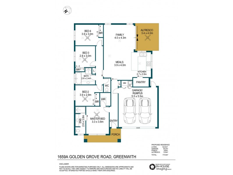 1659A Golden Grove Road, Greenwith SA 5125 Floorplan