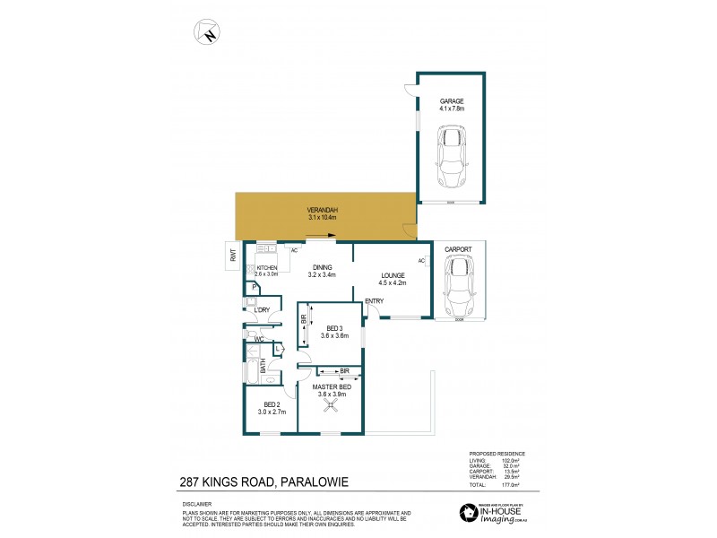 287 Kings Road, Paralowie SA 5108 Floorplan
