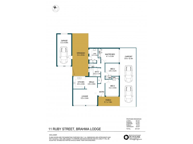 11 Ruby Street, Brahma Lodge SA 5109 Floorplan