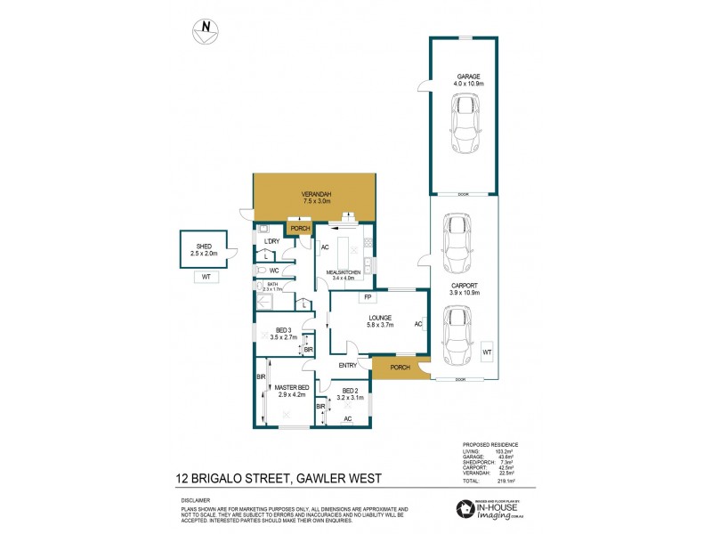 12 Brigalo Street, Gawler West SA 5118 Floorplan