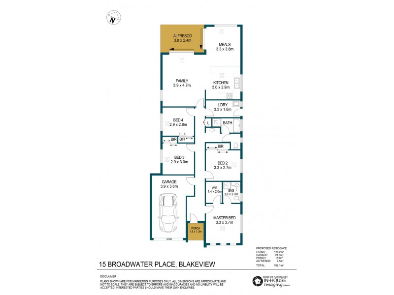 15 Broadwater Place, Blakeview SA 5114 Floorplan