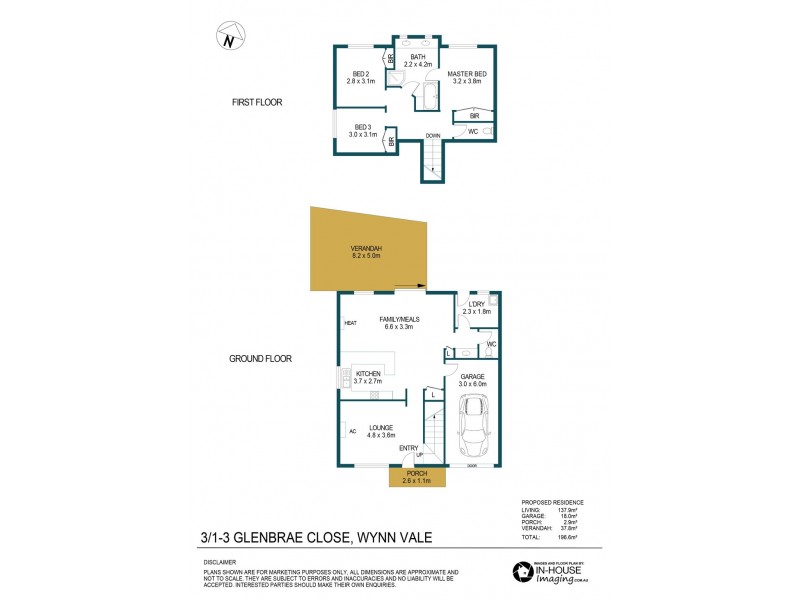 3/1-3 Glenbrae Close, Wynn Vale SA 5127 Floorplan