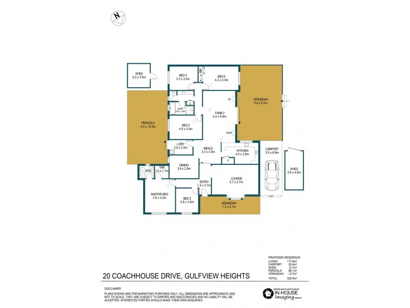 20 Coachhouse Drive, Gulfview Heights SA 5096 Floorplan
