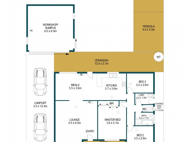 45 Chartwell Crescent, Paralowie SA 5108 Floorplan