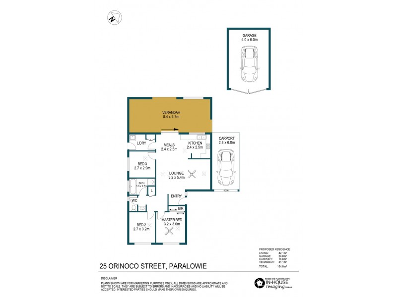 25 Orinoco Street, Paralowie SA 5108 Floorplan