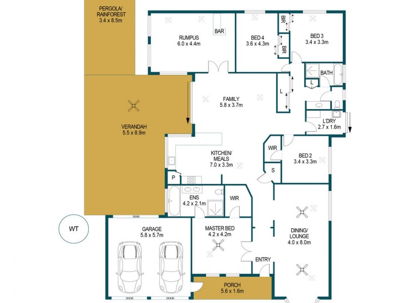 15 St George Court, Andrews Farm SA 5114 Floorplan