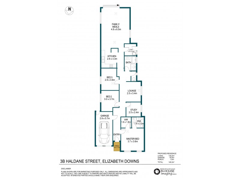 3B Haldane Street, Elizabeth Downs SA 5113 Floorplan