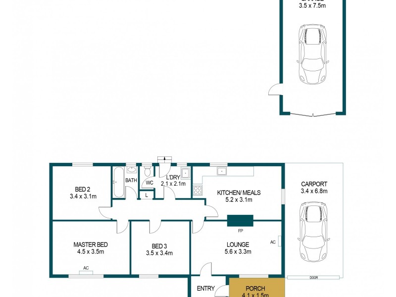 9 Talbot Street, Elizabeth East SA 5112 Floorplan