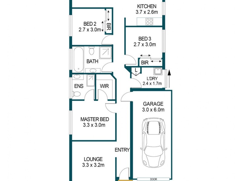34 Riesling Crescent, Andrews Farm SA 5114 Floorplan