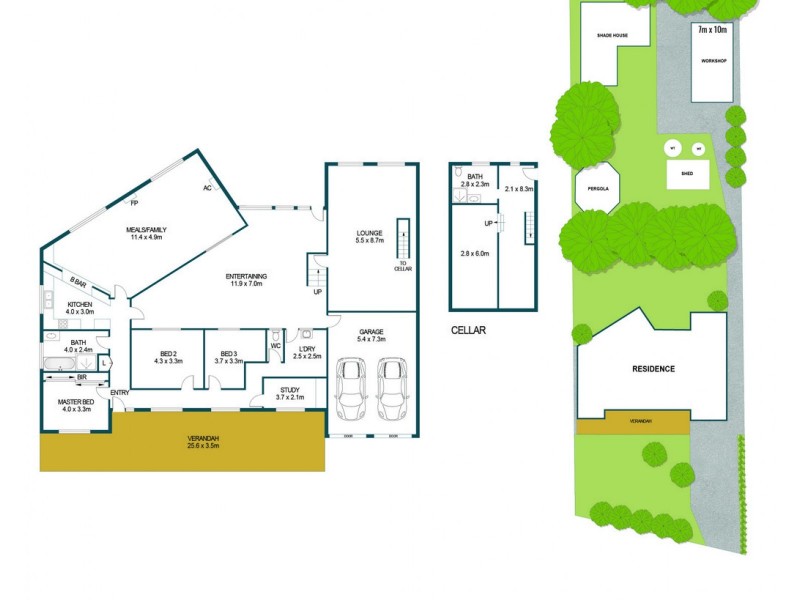 100 Churchett Road, Paracombe SA 5132 Floorplan