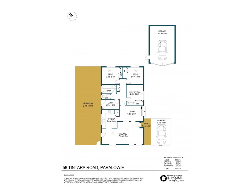 58 Tintara Road, Paralowie SA 5108 Floorplan