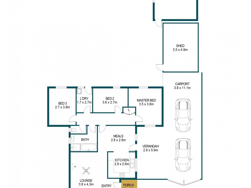 11 Mcdonnell Terrace, Evanston Gardens SA 5116 Floorplan