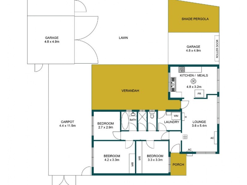 46 Prunus Avenue, Elizabeth Vale SA 5112 Floorplan