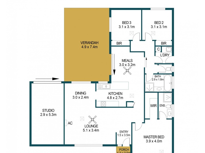 14 Castle Court, Blakeview SA 5114 Floorplan
