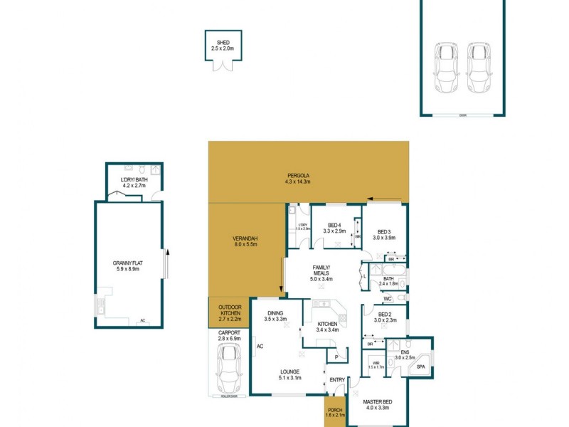 311 Hayman Road, Lewiston SA 5501 Floorplan